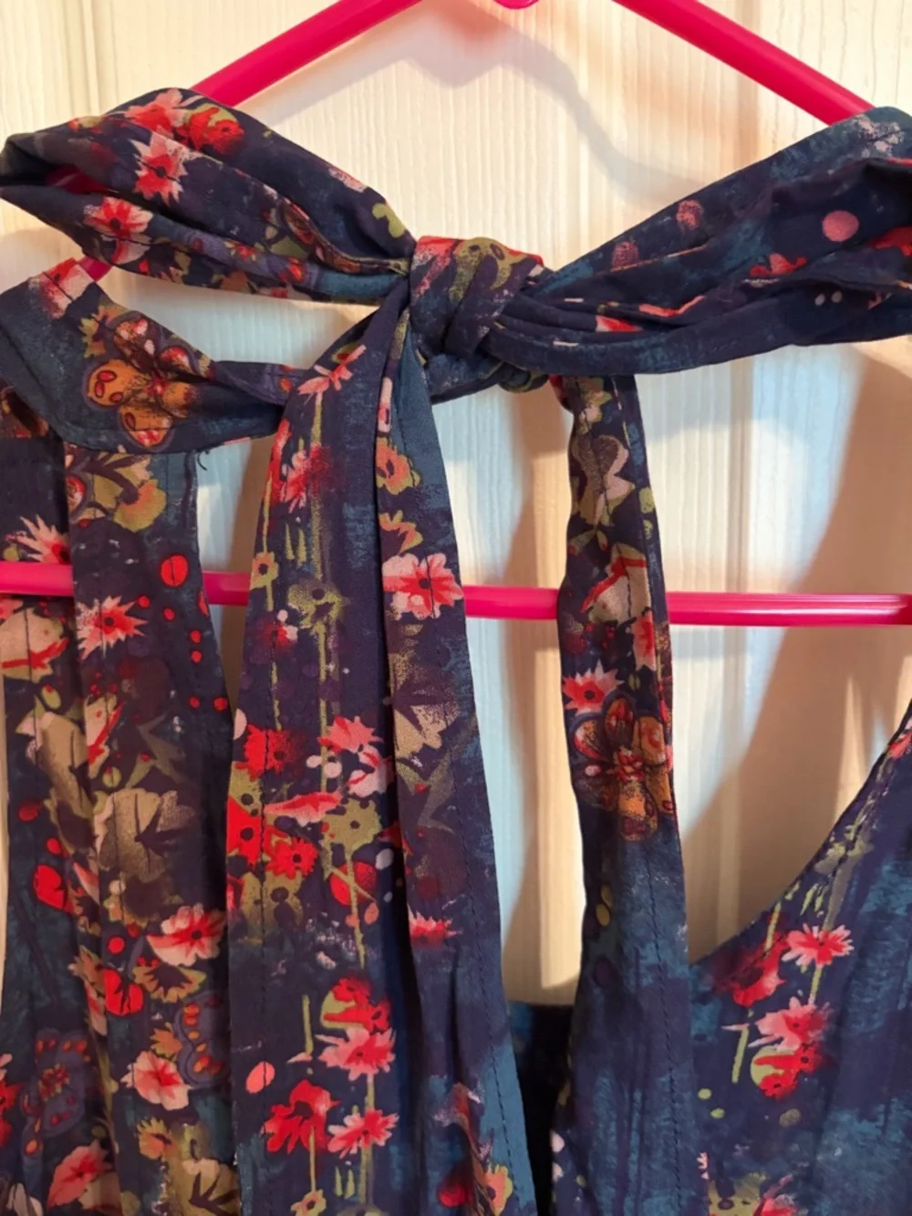 NATURAL LIFE “Hallie” Printed Halter Maxi Dress—XL - Picture 7 of 8